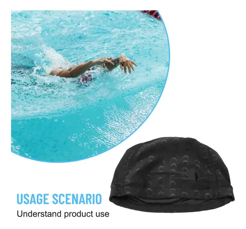 Gorro De Natación De Tela Para Piscina, Orejas, Gorro Para
