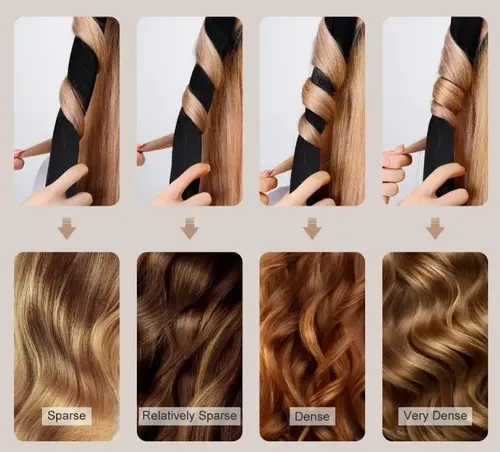 Banda Rizadora Otamen Sin Calor Seda Antifrizz Para Rulos Ondas