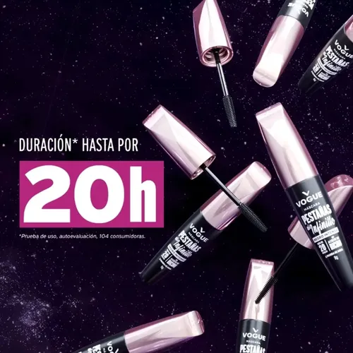 Máscara De Pestañas Vogue Pestañas Al Infinitto Negro Int