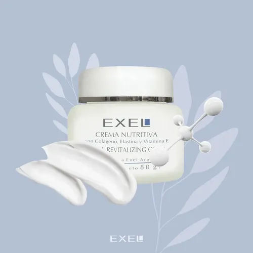Crema Nutritiva Con Colageno, Elastina Y Vit E Exel X 80 Ml Tipo de piel Seca