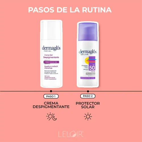 Dermaglós Combo Crema Despigmentante+protector Solar Facial