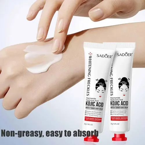 Crema De Manos Con Ácido Kójico Sadoer, Blanqueadora Con Áci