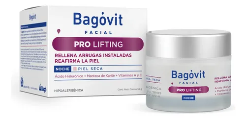 Bagovit Pro Lifting Crema Noche Piel Seca Anti Arrugas 55g