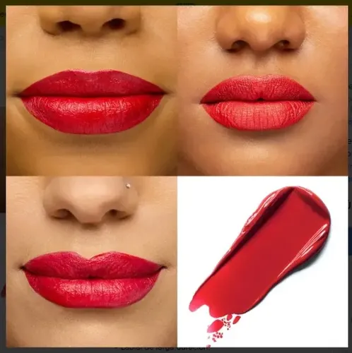 Labial Avon Power Creamy Vinyl Larga Duración Rojo Vibrante