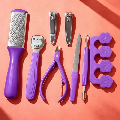 Set Pedicura Manicura Uñas Pies Manos Herramientas 8pzs
