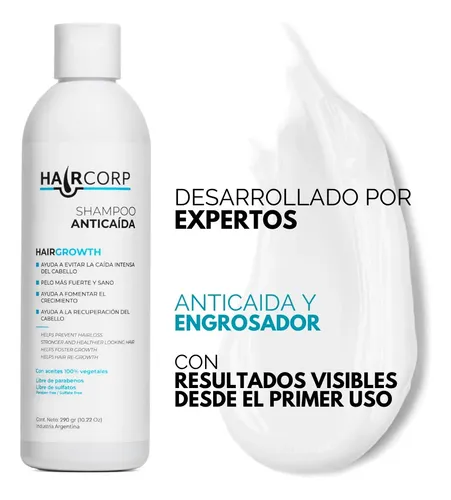 Shampoo Anti Caída Haircorp – Recupera Tu Cabello – Detiene la caida y genera crecimiento