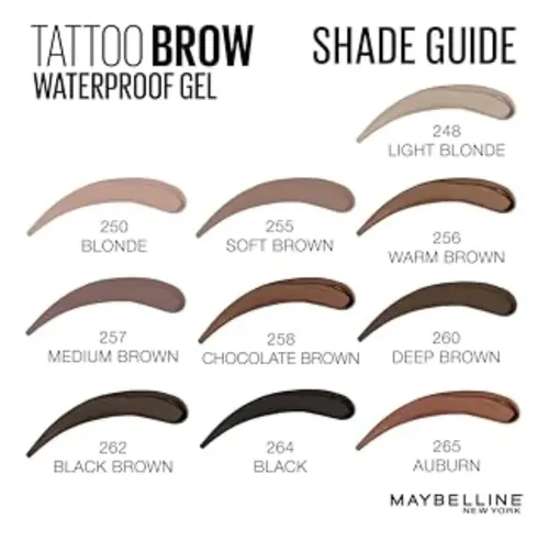 Gel Para Cejas Maybelline Tattoostudio Waterproof Black