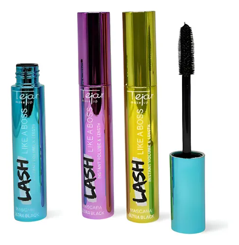 Máscara De Pestañas Lash Tejar Make Up Waterproof(caja X 24)