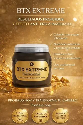 Máscara Baño De Crema Btx Extreme Frilayp Anti Frizz X 240