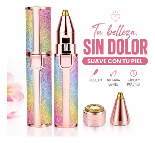 Depiladora Eléctrica Mujer 2 En 1 Facial Portátil Recargable
