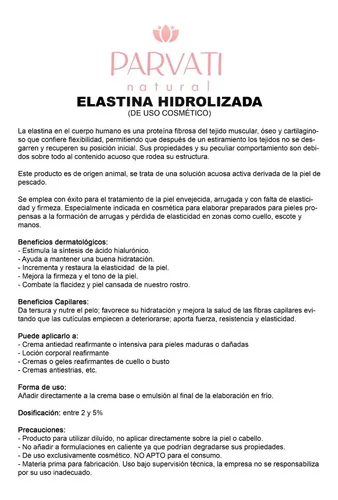 Elastina Hidrolizada 100 Grs