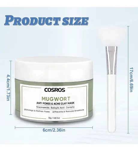 Mascarilla Facial De Arcilla Natural Con Té Verde Y ^.^