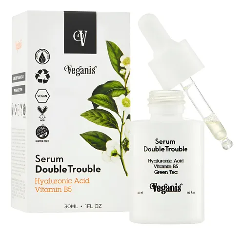 Veganis Serum Double Trouble Acido Hialuronico Vit B5 30ml