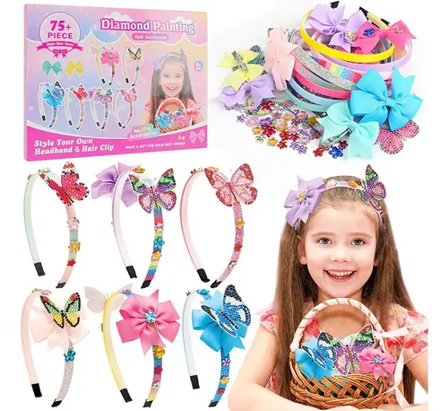 Pp Niñas Pequeñas Hairband Tiaras De Pelo Diy Mariposa