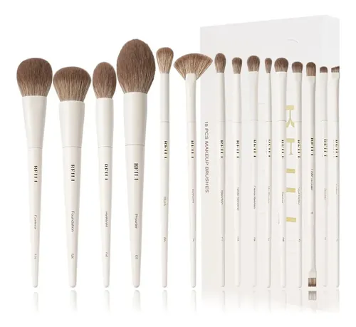 Beili Set 15 Brochas De Maquillaje
