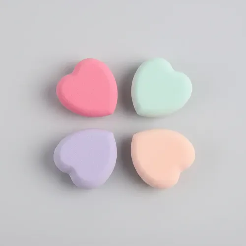 Set X4 Mini Esponja Maquillaje Para Base Líquida Corrector