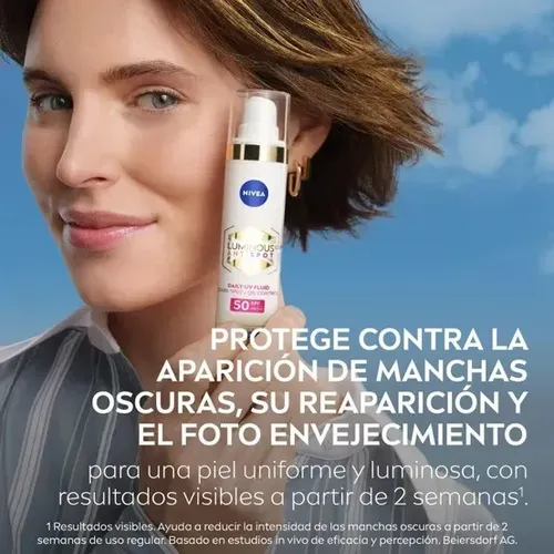 Crema Facial Antimanchas De Día NIVEA Luminous630 Fps 50 40 ml