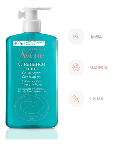 Gel Limpiador Avene Cleanance Tipo De Piel Grasa X400ml