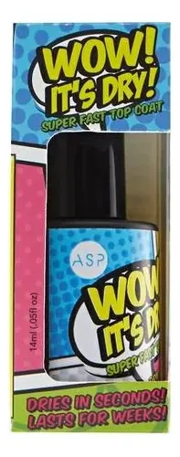 Top Coat Rápido Secado Asp Wow Its Dry 0.5 Oz