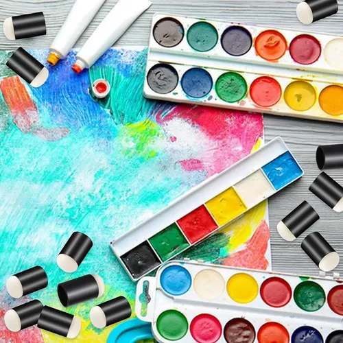 Esponja Para Dedos, 40 Unidades, Esponja Para Pintar Con Ded