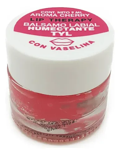 Balsamo Labial Cherry Humectante Con Vaselina Tyl