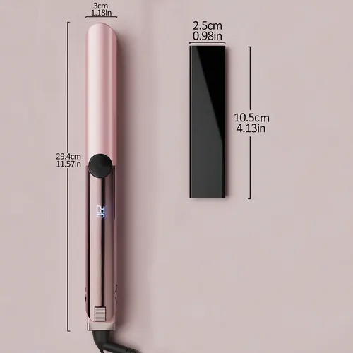 Plancha De Cabello Alisador Y Rizador 2 En 1 Cerámica 15temp