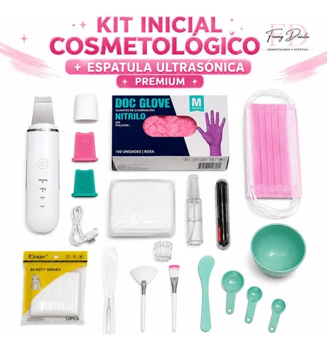 Kit Inicial Cosmetología + Espátula Ultrasónica Profesional