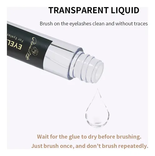 Gel Gel Para Cejas Glamlas, 10 Ml, Impermeable, Transparente