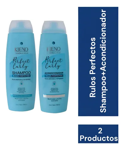 Shampo Y Acondicionador Rulos Perfectos Kleno 350 Ml C/u