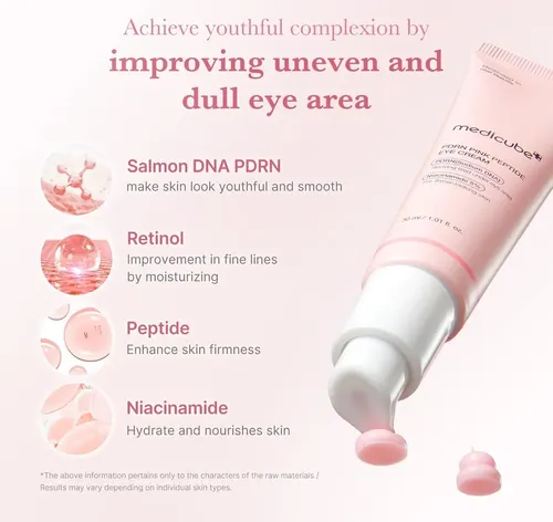 Medicube Pdrn Pink Peptide Eye Crema Para Contorno De Ojos