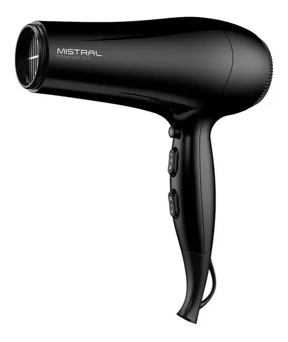 Secador Mistral Titanium Ion 2200w Gama Color Negro