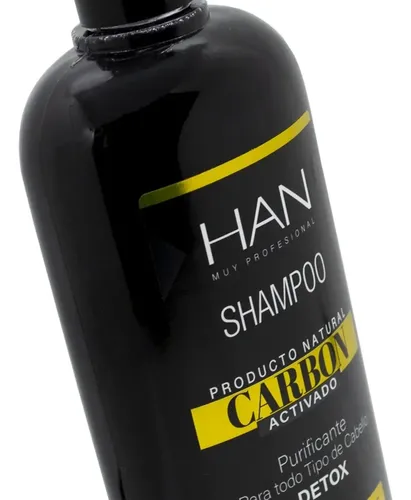 Han Carbon Activado Shampoo Cabello Detox Purificante 500ml
