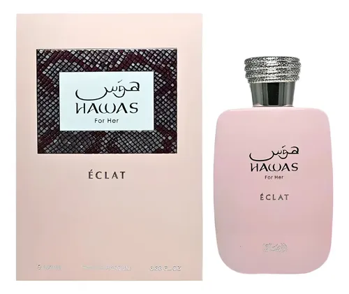 Perfume Rasasi Hawas Éclat EDP 100ml Mujer Floral Frutal