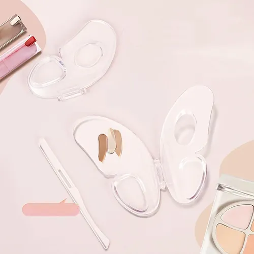 Paletas De Maquillaje En Bandeja Para Mezclar Bases