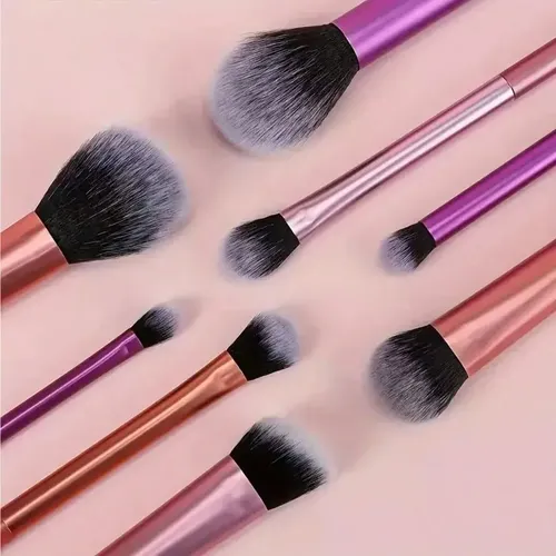 M/h Set 8pzs Brochas De Maquillaje Profesionales Alta