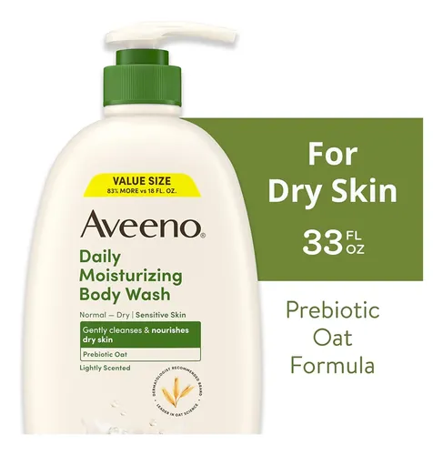 Aveeno Daily Moisturizing Body Wash, Jabón Corporal Para Pie