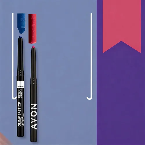 Avon Glimmersticks Lapiz Delineador Ojo Retráctil Negro Mate