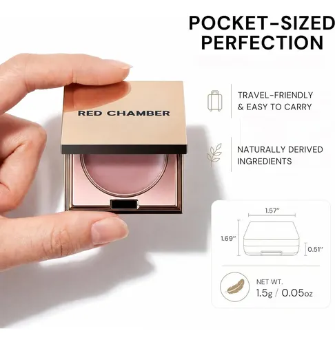 Red Chamber Haelyn Rubor Crema 2 En 1, Compacto Con Espejo