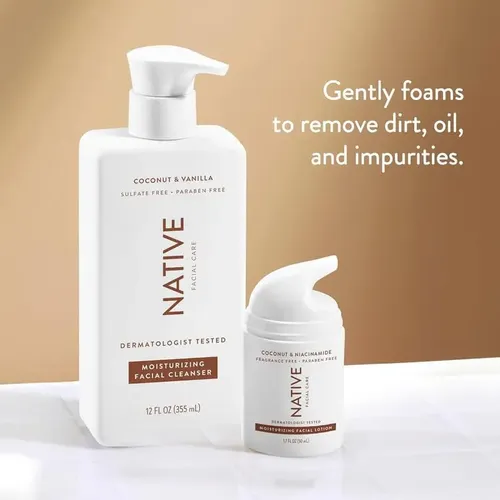 Limpiador Facial Nativo, Gel De Limpieza Facial Hidratante,
