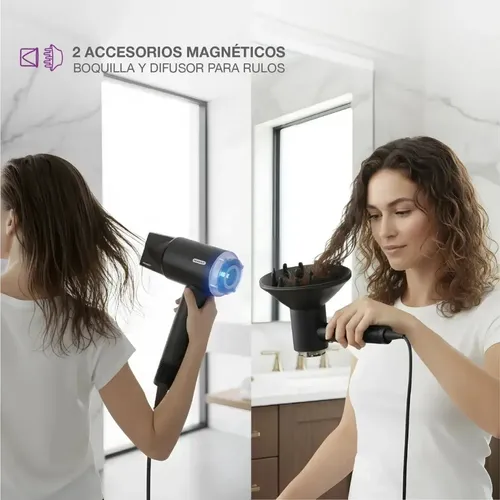 Secador De Pelo Peabody Spdc03d 1600w C/ Accesorios