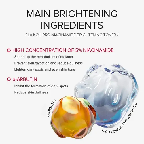 Tónico Facial Laikou Pro Niacinamide 5% – Brightening 50ml