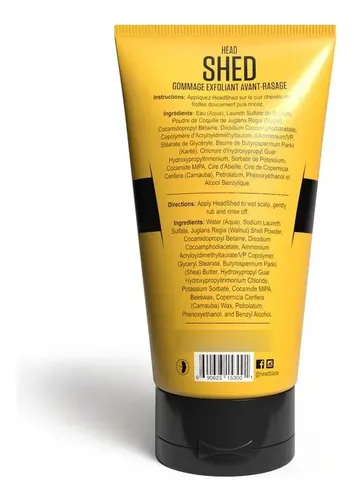 Exfoliante Corporal Headblade Headshed Para Hombres, 150 Ml