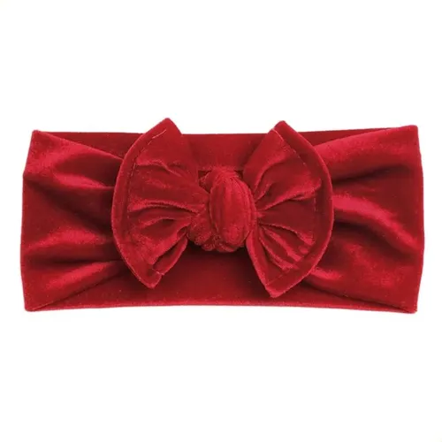 Diadema Elástica De Terciopelo Con Lazo Para El Pelo Para Re