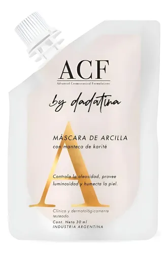 Acf By Dadatina Mascara Facial Arcilla Manteca Karite 30ml