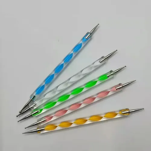 Punzones Para Uñas Pinta Puntos Dotting Set X5