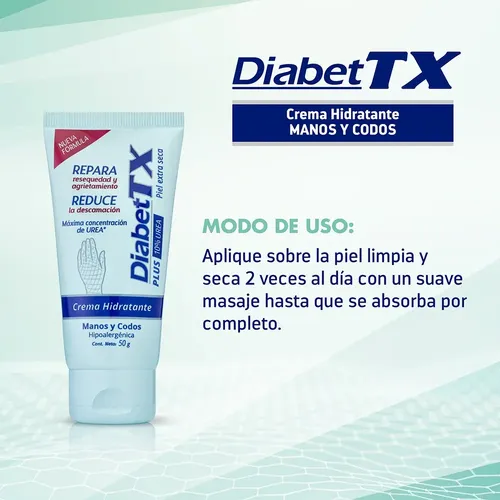 Diabet Tx Crema De Manos Y Codos 50ml