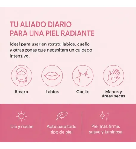 . Bálsamo Multifunción Voluminizador De Colágeno Pdrn .