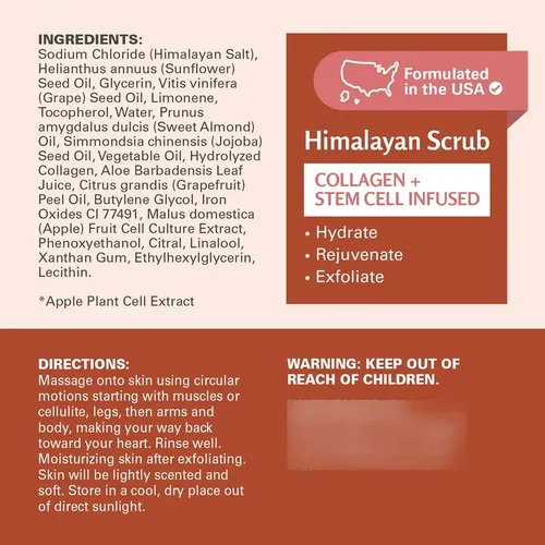 Exfoliante Corporal M3 Naturals Sal Himalaya 2x355ml