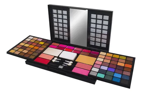 Set Maquillaje 70 Sombras Rubor Polvo Compacto Labial