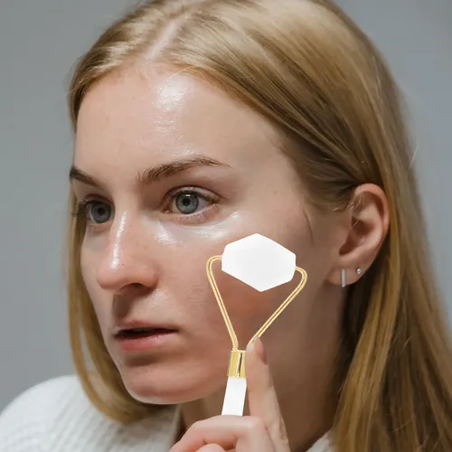 Zxd Rodillo Terapéutico Facial Masajeador Y Gua Sha